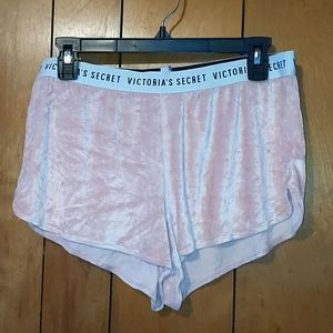 Victoria's Secret Pink Crushed Velvet Short